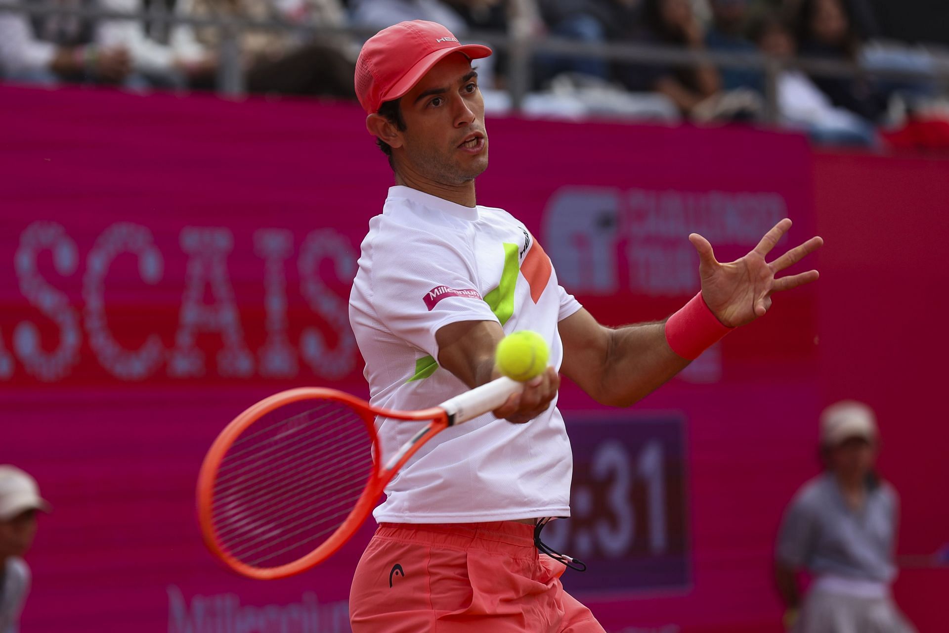 Borges in action at the Estoril Open 2025 - Source: Getty